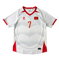 ÁO BÓNG ĐÁ VIỆT NAM 2025 SÂN KHÁCH CHÍNH HÃNG PLAYER - N.DINH.BAC #7 - MJ-A4040-01