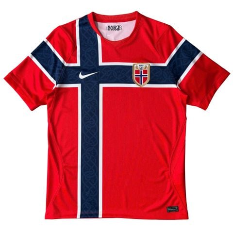 ÁO BÓNG ĐÁ NA UY WC2026 SÂN NHÀ CHÍNH HÃNG FAN -- IB5316-673