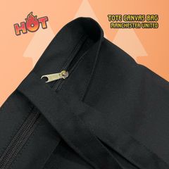 TÚI TOTE CANVAS MANCHESTER UNITED SESKO #30 MÀU VÀNG - SPIDY TTMU03-SESKO