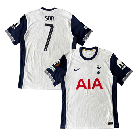 ÁO BÓNG ĐÁ TOTTENHAM HOTSPUR 2024/25 SÂN NHÀ CHÍNH HÃNG PLAYER + PATCH UEFA EUROPA LEAGUE #7 SON - FN8773-101