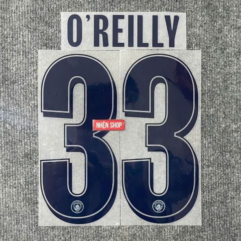 NAMESET O'REILLY 33 AUTHENTIC MANCHESTER CITY 2025/26 SÂN NHÀ CUP