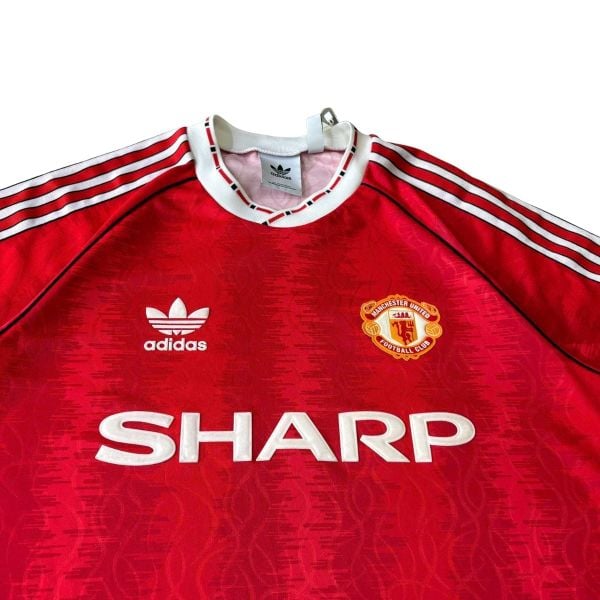 ÁO BÓNG ĐÁ MANCHESTER UNITED 1990 SÂN NHÀ CHÍNH HÃNG - PHIÊN BẢN REISSUE - HB0455