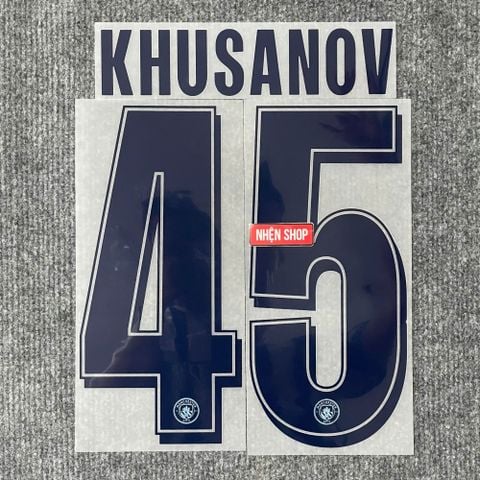 NAMESET KHUSANOV 45 AUTHENTIC MANCHESTER CITY 2025/26 SÂN NHÀ CUP