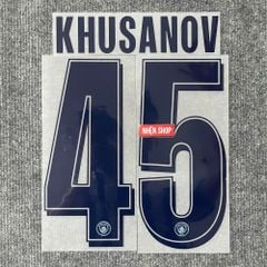 NAMESET KHUSANOV 45 AUTHENTIC MANCHESTER CITY 2025/26 SÂN NHÀ CUP