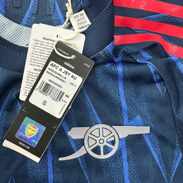 ÁO BÓNG ĐÁ ARSENAL 2025/26 CHÍNH HÃNG SÂN KHÁCH BẢN PLAYER - JI9510