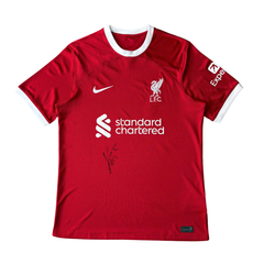ÁO BÓNG ĐÁ LIVERPOOL 2023/24 SÂN NHÀ CHÍNH HÃNG FAN DX2692-688 + CHỮ KÍ JOE GOMEZ & GIẤY CHỨNG NHẬN