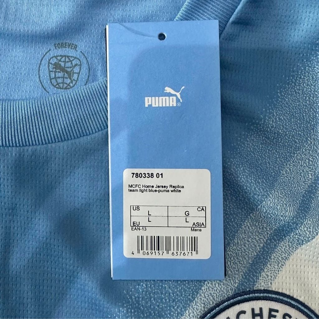 ÁO BÓNG ĐÁ MANCHESTER CITY SÂN NHÀ 2025/26 CHÍNH HÃNG FAN - 780338 01