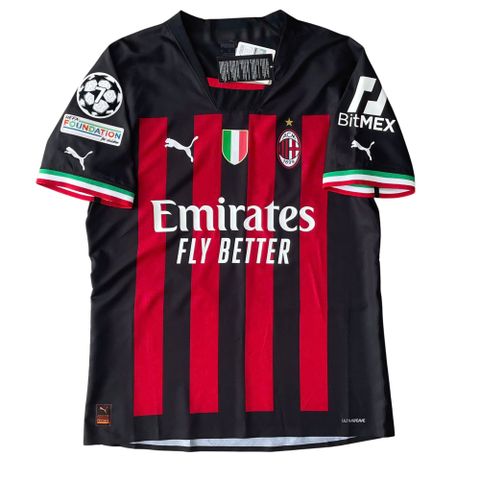 ÁO BÓNG ĐÁ AC MILAN SÂN NHÀ 2022/23 CHÍNH HÃNG BẢN PLAYER - 765821 01 (10/10, FULL TAG +PATCH UCL)
