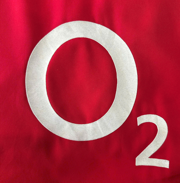 ÁO BÓNG ĐÁ ARSENAL 2002/04 CHÍNH HÃNG SÂN NHÀ BẢN FAN NAMESET PIRES 7 - 184985