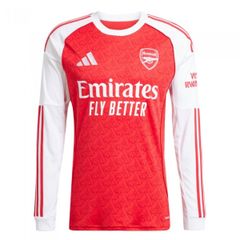 ÁO BÓNG ĐÁ ARSENAL 2025/26 TAY DÀI CHÍNH HÃNG SÂN NHÀ FAN JI9536