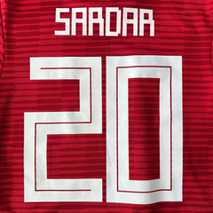 ÁO BÓNG ĐÁ TUYỂN IRAN 2018 CHÍNH HÃNG SÂN SÁCH BẢN FAN NAME SET SARDAR 20 - CF0677 - 9/10