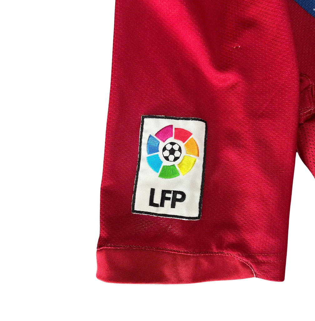 ÁO BÓNG ĐÁ TRẺ EM BARCELONA 2006/07 CHÍNH HÃNG SÂN NHÀ BẢN FAN - F6AOM - 8/10