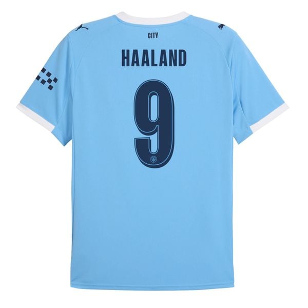 NAMESET HAALAND 9 AUTHENTIC MANCHESTER CITY SÂN NHÀ 2025/26 CUP