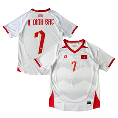 ÁO BÓNG ĐÁ VIỆT NAM 2025 SÂN KHÁCH CHÍNH HÃNG PLAYER - N.DINH.BAC #7 - MJ-A4040-01