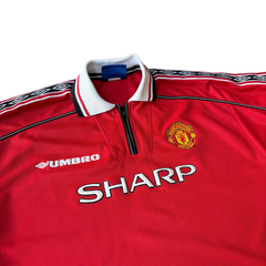 ÁO BÓNG ĐÁ MANCHESTER UNITED 1998/99 SÂN NHÀ CHÍNH HÃNG KID - (SIZE L.BOY)