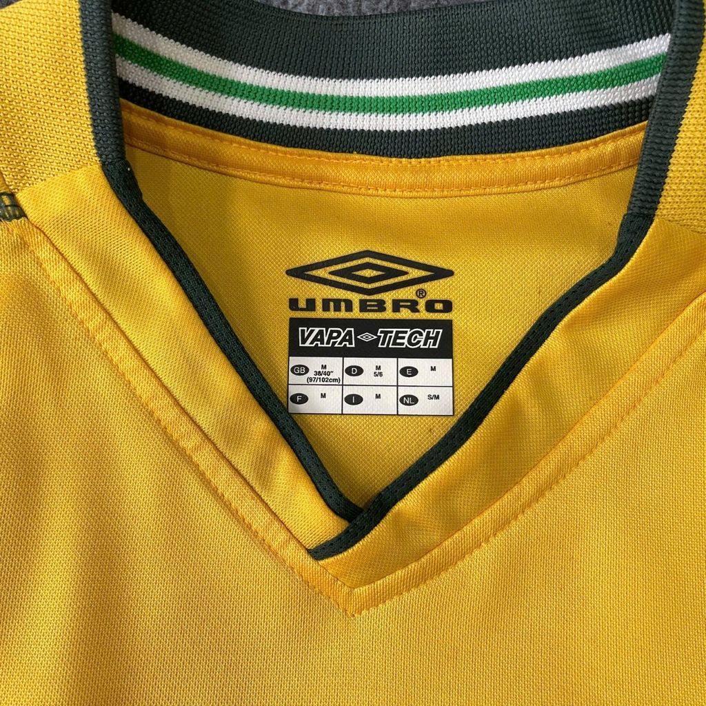 ÁO BÓNG ĐÁ CELTIC 2002/03 SÂN KHÁCH CHÍNH HÃNG FAN (KHÔNG TAG) - 10/10