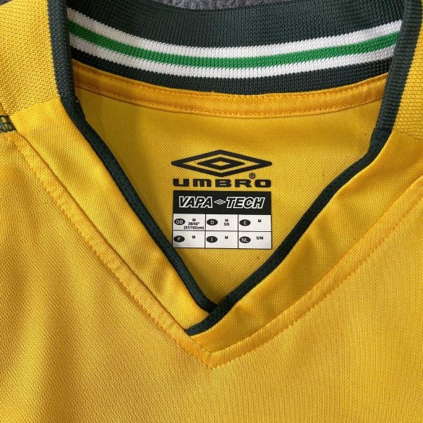 ÁO BÓNG ĐÁ CELTIC 2002/03 SÂN KHÁCH CHÍNH HÃNG FAN (KHÔNG TAG) - 10/10