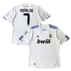 ÁO BÓNG ĐÁ REAL MADRID 2010/11 SÂN NHÀ CHÍNH HÃNG - PATCH LALIGA + RONALDO #7 - P96163