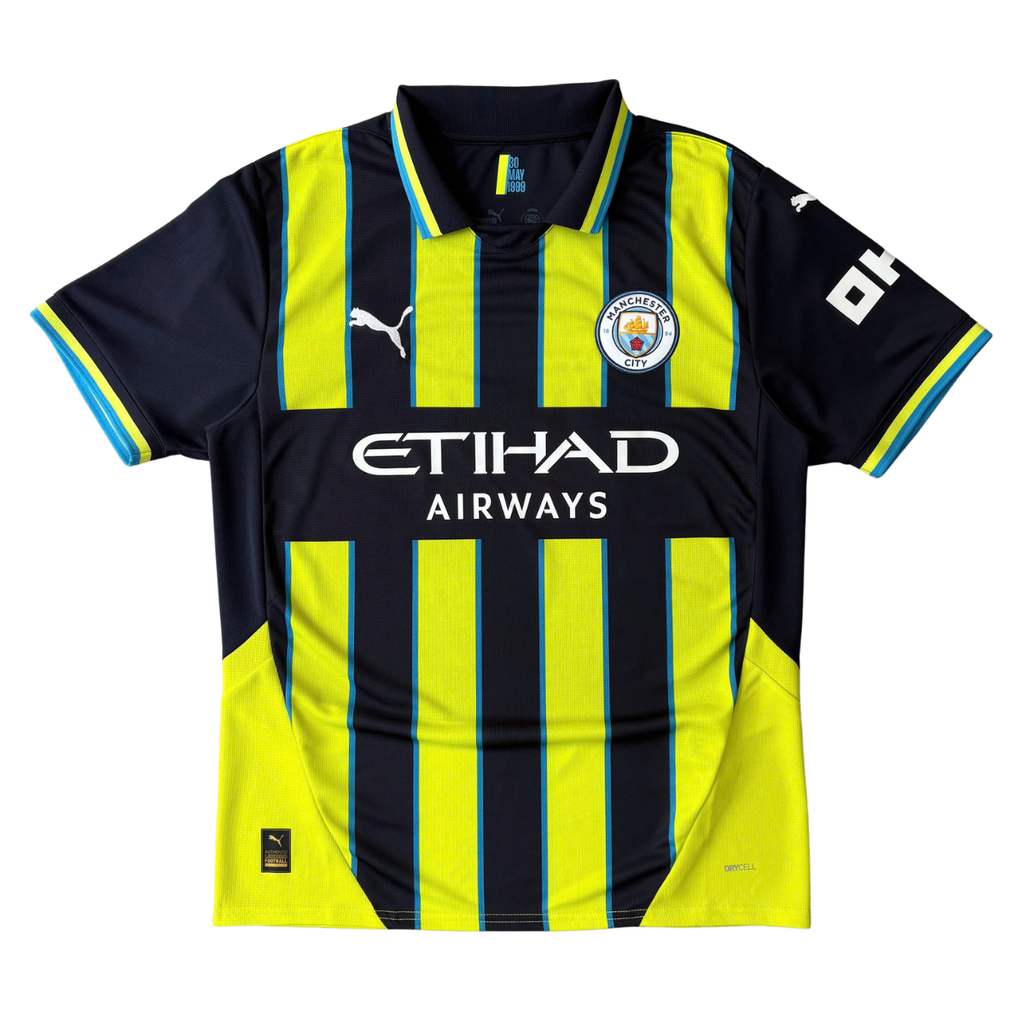 ÁO BÓNG ĐÁ MANCHESTER CITY 2024/25 SÂN KHÁCH CHÍNH HÃNG FAN - DE BRUYNE #17 -- 775088-02