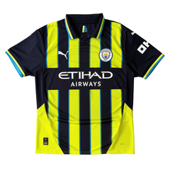 ÁO BÓNG ĐÁ MANCHESTER CITY 2024/25 SÂN KHÁCH CHÍNH HÃNG FAN - DE BRUYNE #17 -- 775088-02