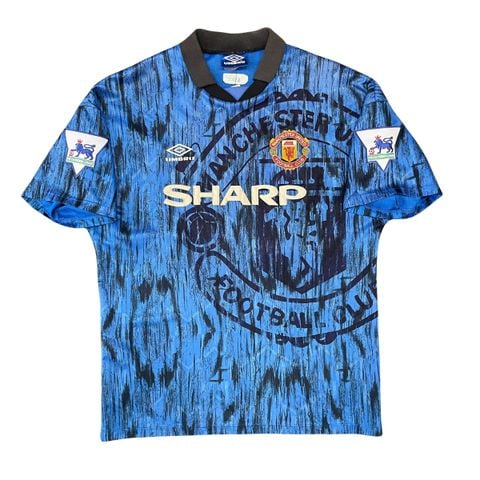 ÁO BÓNG ĐÁ MANCHESTER UNITED 1992/93 AWAY NAME SET SỐ 7 CHÍNH HÃNG (KHÔNG TAG)