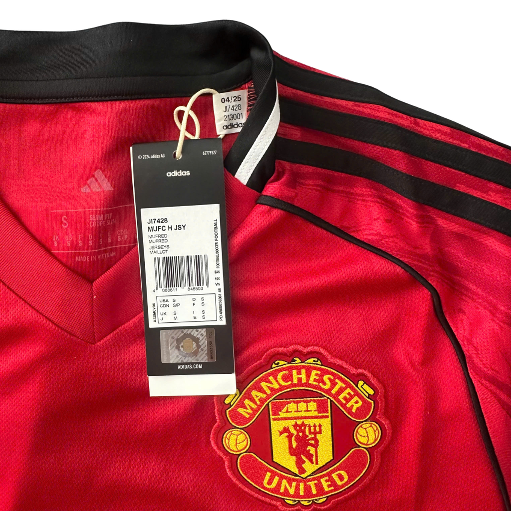 ÁO BÓNG ĐÁ MANCHESTER UNITED 2025/26 CHÍNH HÃNG SÂN NHÀ BẢN FAN - JI7428