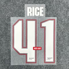 NAMESET RICE 41 AUTHENTIC ARSENAL 2026/27 SÂN NHÀ CUP