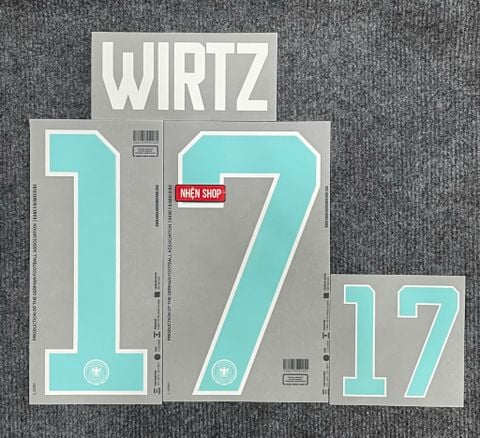NAMESET WIRTZ 17 AUTHENTIC ĐỨC SÂN KHÁCH 2026 WORLD CUP