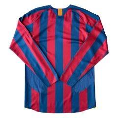 ÁO BÓNG ĐÁ BARCELONA 2005/06 SÂN NHÀ TAY DÀI CHÍNH HÃNG REISSUE -- HQ1461-471