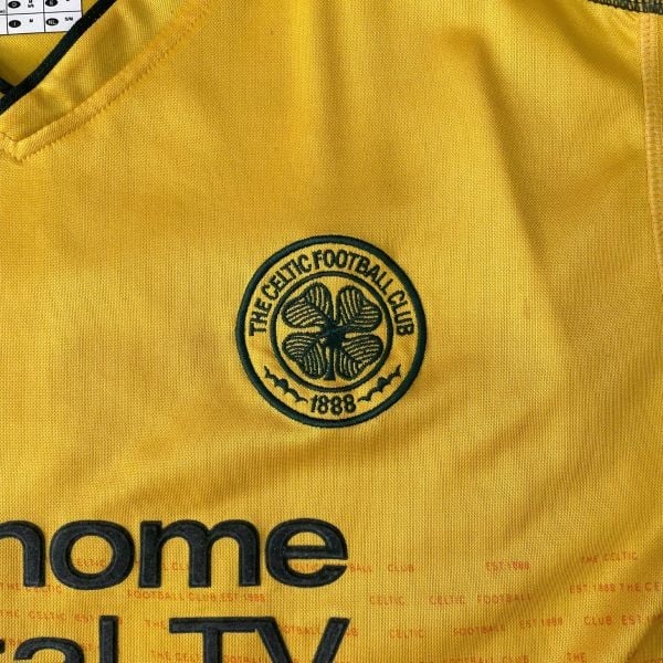 ÁO BÓNG ĐÁ CELTIC 2002/03 SÂN KHÁCH CHÍNH HÃNG FAN (KHÔNG TAG) - 10/10