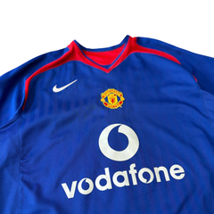 ÁO BÓNG ĐÁ MANCHESTER UNITED 2005/06 SÂN KHÁCH CHÍNH HÃNG - PATCH NHA + HEINZE 4 - 09755999
