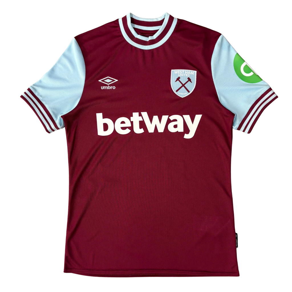 ÁO BÓNG ĐÁ WEST HAM UNITED 2024/25 SÂN NHÀ CHÍNH HÃNG FAN
