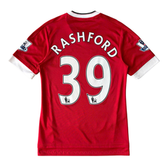 ÁO BÓNG ĐÁ MANCHESTER UNITED 2015/16 SÂN NHÀ CHÍNH HÃNG PLAYER ISSUE + PATCH NGOẠI HẠNG ANH & RASHFORD #39