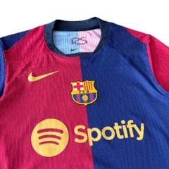 ÁO BÓNG ĐÁ BARCELONA 2024/25 SÂN NHÀ CHÍNH HÃNG PLAYER -- FN8775-455