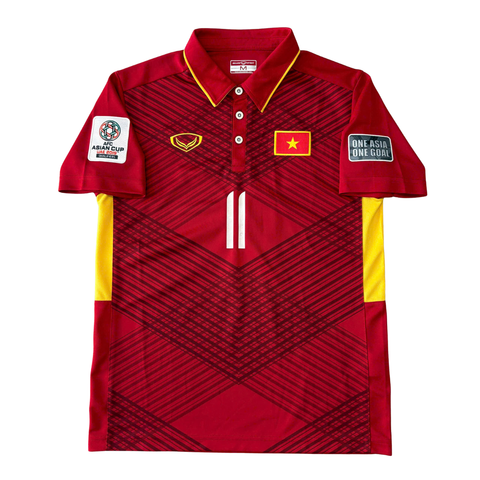 BỘ BÓNG ĐÁ VIỆT NAM 2017 SÂN NHÀ CHÍNH HÃNG PLAYER + PATCH VÒNG LOẠI ASIAN CUP 2019 #11