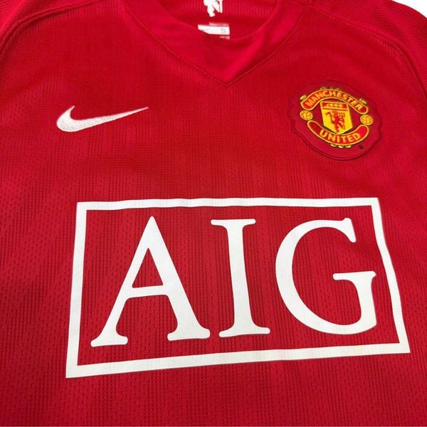 ÁO BÓNG ĐÁ MANCHESTER UNITED 2007/09 SÂN NHÀ CHÍNH HÃNG – NAMESET RONALDO – 237924-666