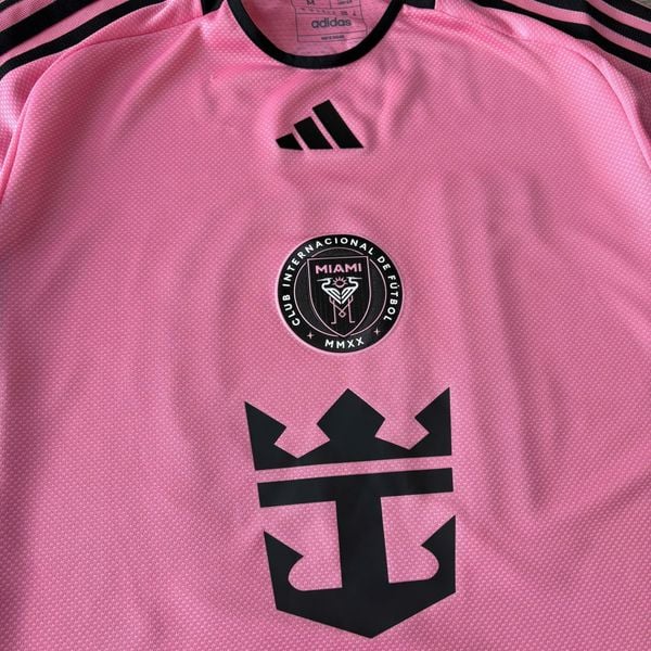 ÁO BÓNG ĐÁ INTER MIAMI 2024/25 SÂN NHÀ CHÍNH HÃNG PLAYER + MESSI #10 - JE9742