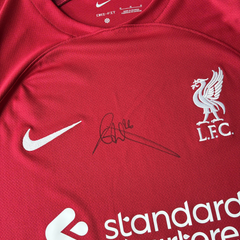 ÁO BÓNG ĐÁ LIVEPOOL 2022/23 SÂN NHÀ CHÍNH HÃNG FAN - DM1843-609 + CHỮ KÍ ANDREW ROBERTSON & GIẤY CHỨNG NHẬN