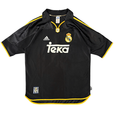 ÁO BÓNG ĐÁ REAL MADRID 1999/01 CHÍNH HÃNG SÂN KHÁCH NAMESET MAKELELE 24 - 627114