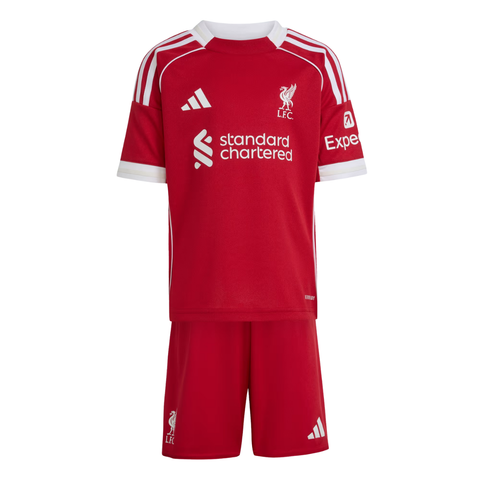 BỘ TRANG PHỤC SÂN NHÀ LIVERPOOL 25/26 CHÍNH HÃNG SÂN NHÀ DÀNH CHO BÉ - JV6442