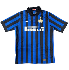 ÁO BÓNG ĐÁ TRẺ EM INTER MILAN 2011/12 CHÍNH HÃNG SÂN NHÀ BẢN FAN - 423936-497