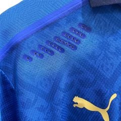 ÁO BÓNG ĐÁ ITALIA 2020/21 CHÍNH HÃNG SÂN NHÀ PLAYER - 762919-01 ( NAMESET JORGINHO-8, PATCH EURO + RESCPECT, MATCH DETAILS CHUNG KẾT EURO 2021 ,ÁO BỊ BẠC MÀU 1 SỐ CHỖ NHƯ TRÊN HÌNH, 8/10)