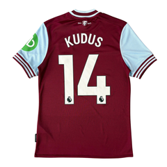 ÁO BÓNG ĐÁ WEST HAM UNITED 2024/25 SÂN NHÀ CHÍNH HÃNG FAN