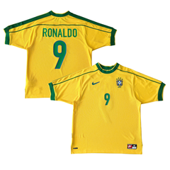 ÁO BÓNG ĐÁ BRAZIL 1998 - RONALDO 9 - IB1155-741
