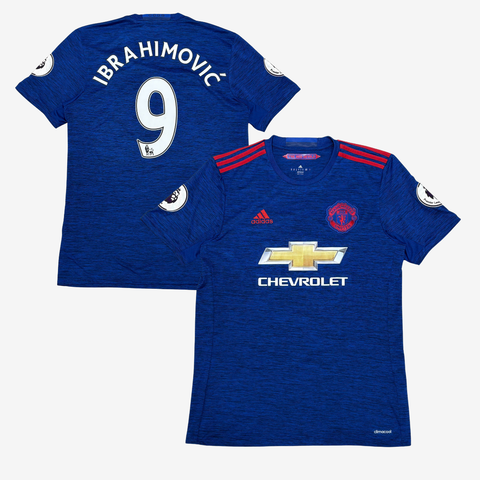 ÁO BÓNG ĐÁ MANCHESTER UNITED 2016/17 SÂN KHÁCH CHÍNH HÃNG FAN + PATCH NGOẠI HẠNG ANH & IBRAHIMOVIĆ #9 - AI6704