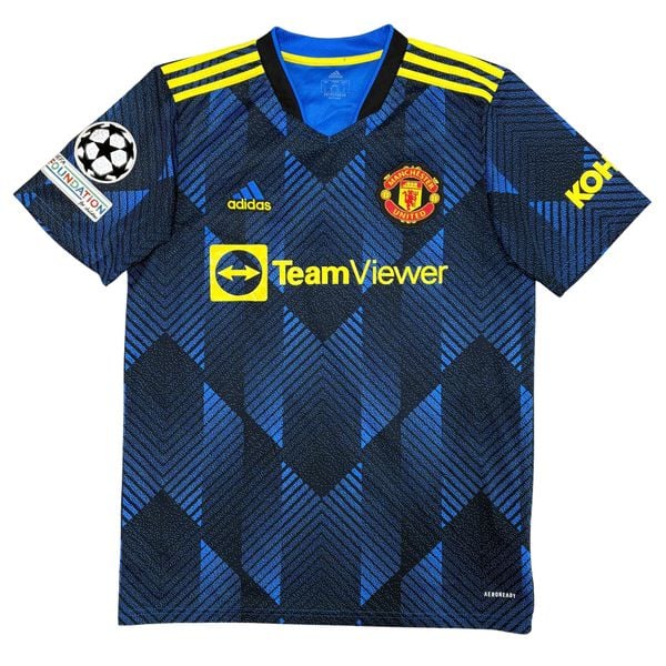 ÁO BÓNG ĐÁ MANCHESTER UNITED 2021/22 THỨ BA CHÍNH HÃNG FAN - PATCH C1 + RONALDO #7 - GM4616