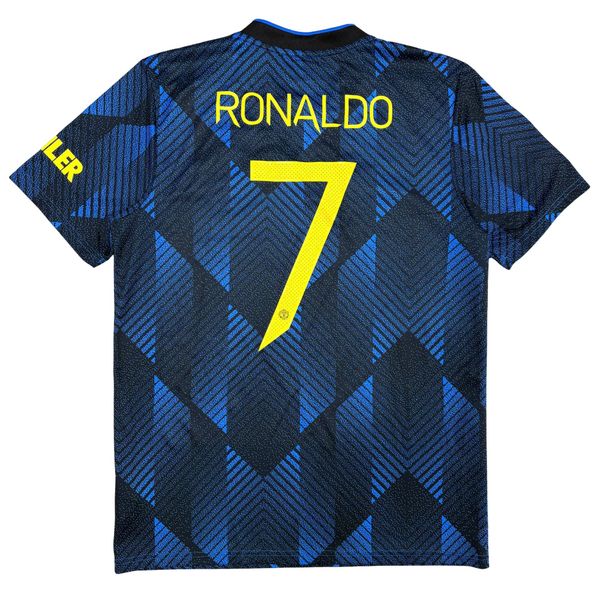 ÁO BÓNG ĐÁ MANCHESTER UNITED 2021/22 THỨ BA CHÍNH HÃNG FAN - PATCH C1 + RONALDO #7 - GM4616
