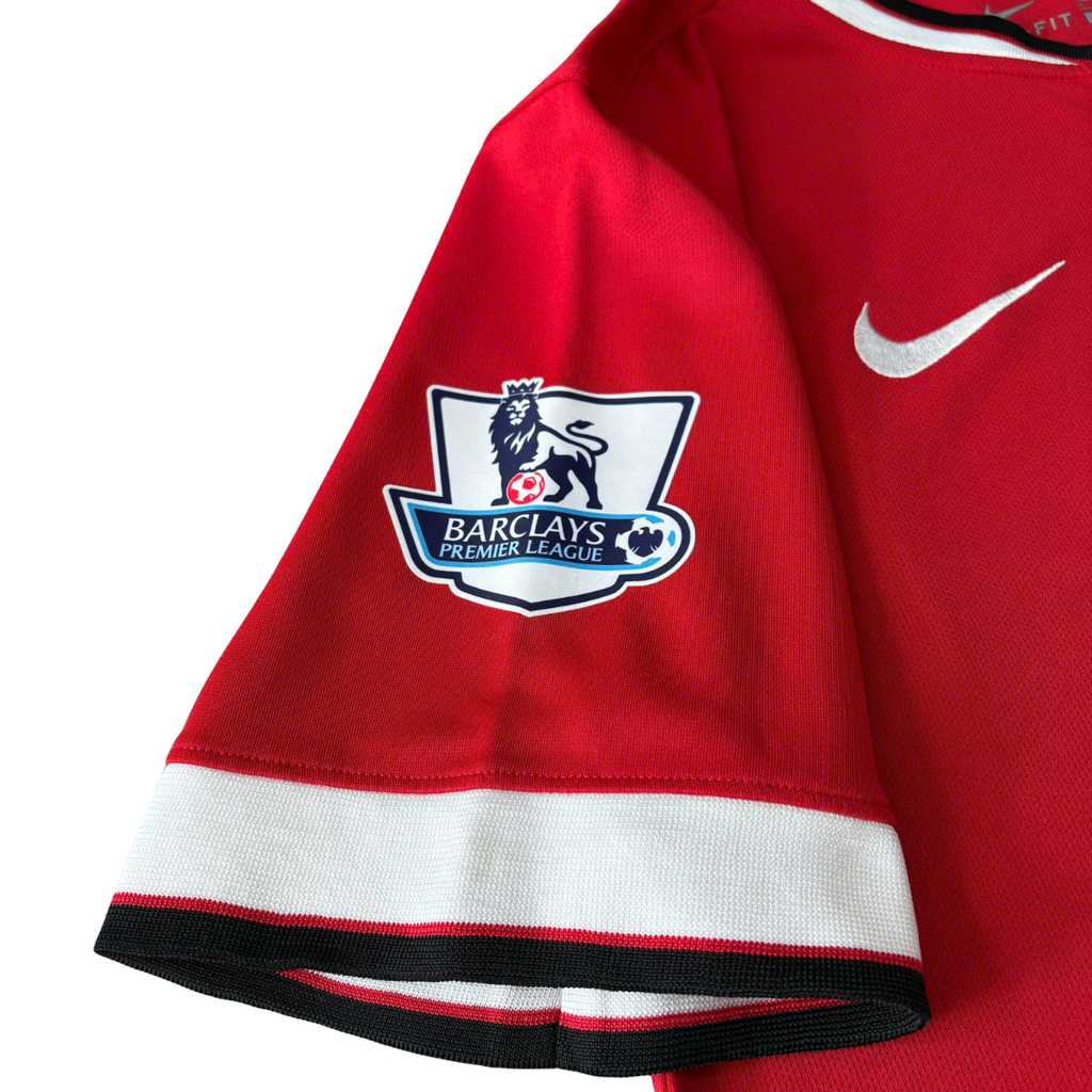 ÁO BÓNG ĐÁ MANCHESTER UNITED 2014/15 SÂN NHÀ CHÍNH HÃNG FAN + PATCH NGOẠI HẠNG ANH & VALENCIA #25