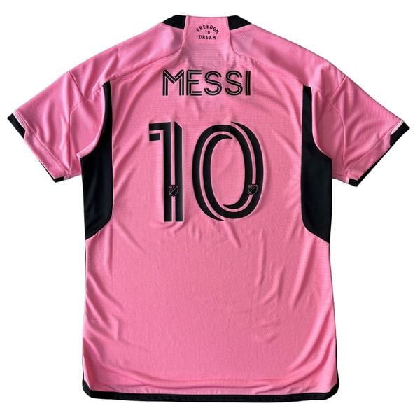 ÁO BÓNG ĐÁ INTER MIAMI 2024/25 SÂN NHÀ CHÍNH HÃNG PLAYER + MESSI #10 - JE9742