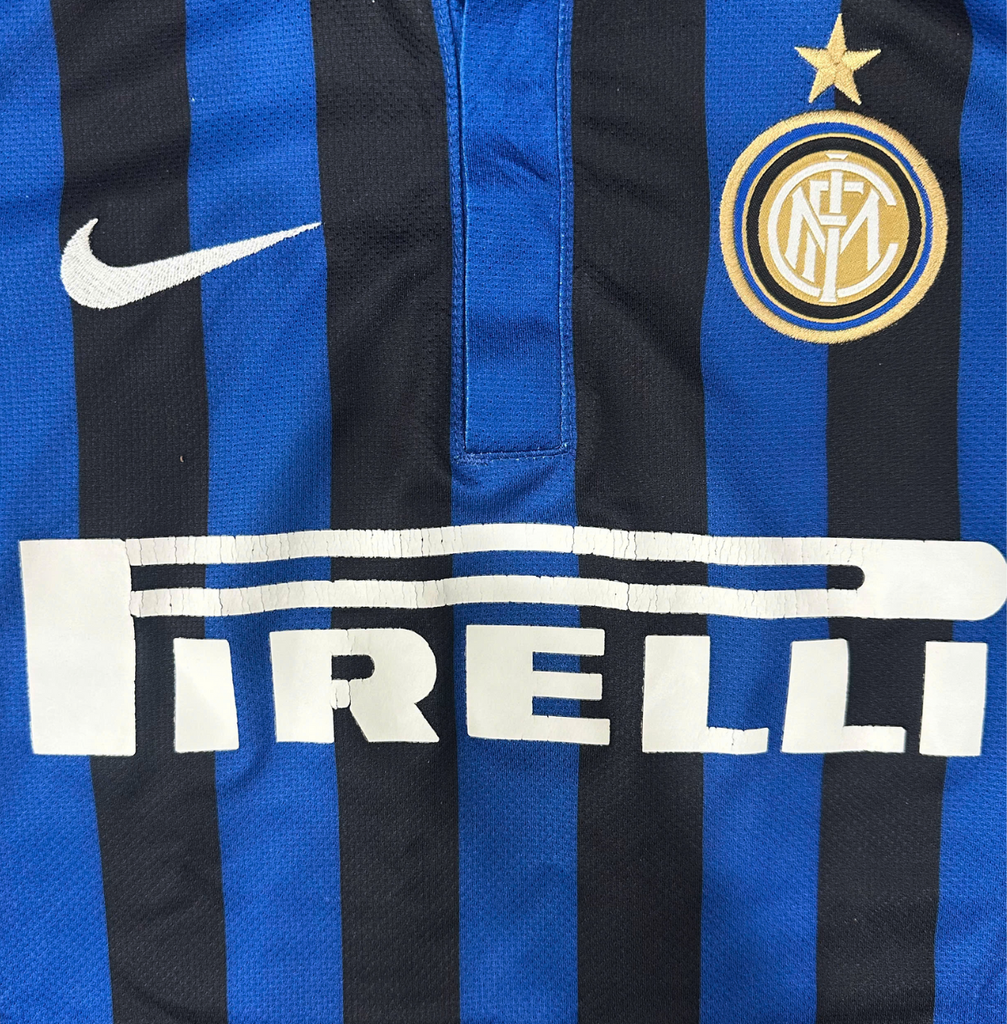 ÁO BÓNG ĐÁ TRẺ EM INTER MILAN 2011/12 CHÍNH HÃNG SÂN NHÀ BẢN FAN - 423936-497
